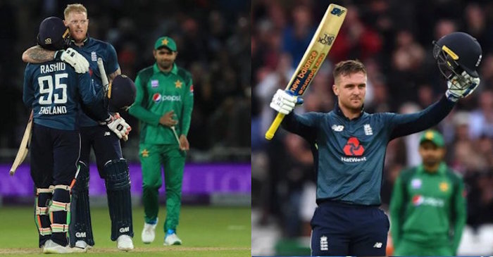 Ben Stokes’ gritty 71 powers England to series win over Pakistan after Jason Roy’s ton