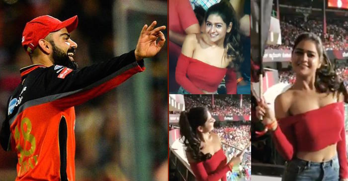 IPL 2019: A mystery girl cheers for Virat Kohli and RCB; her pictures going viral on the internet