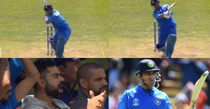 ICC World Cup 2019: WATCH – Virat Kohli ecstatic as MS Dhoni completes his century with a six