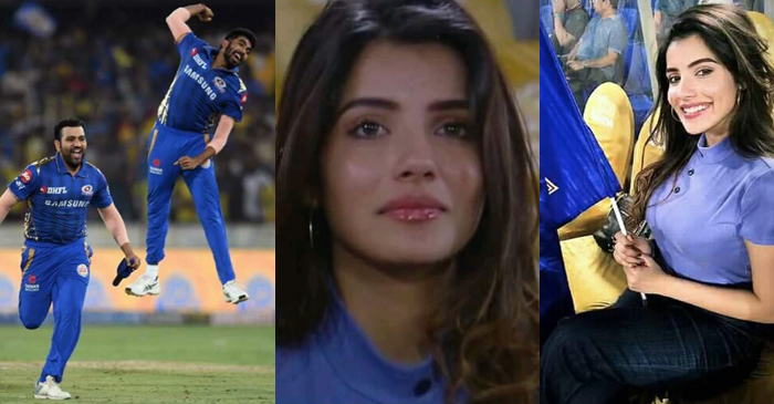 IPL 2019 Final: A mystery girl cheers for Mumbai Indians; her pictures going viral on social media