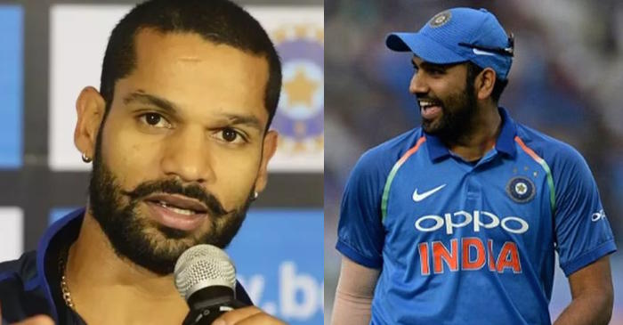 Shikhar Dhawan gives a hilarious answer when asked about his opening partner Rohit Sharma
