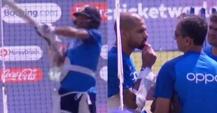 ICC World Cup 2019: India hit by injury scare as Shikhar Dhawan takes a blow on the helmet
