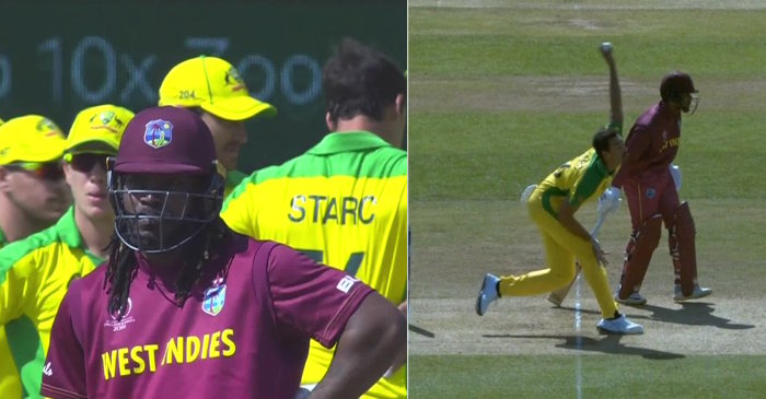 ICC World Cup 2019: An umpiring howler costs Chris Gayle his wicket off Mitchell Starc