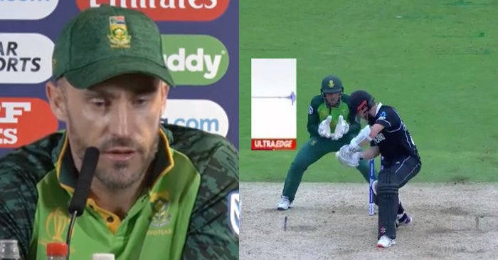 ICC World Cup 2019: Faf du Plessis reveals why Kane Williamson didn’t walk after edging the ball