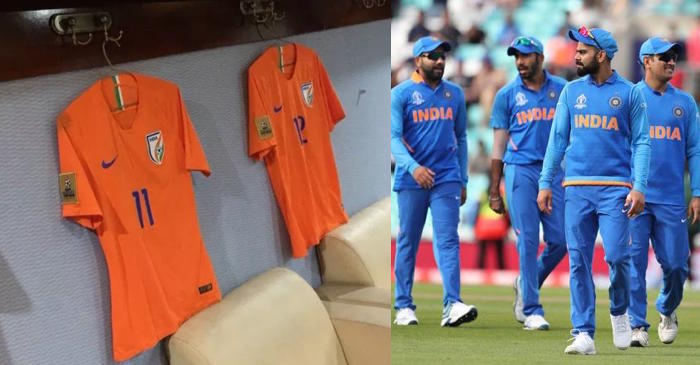ICC World Cup 2019: Virat Kohli and men’s new orange jersey inspired from Indian football team kit