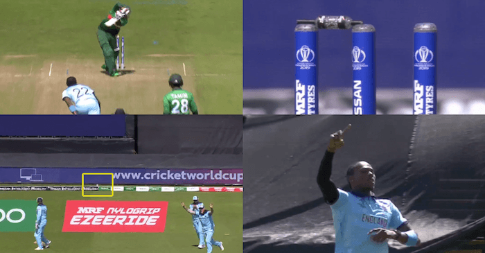 ICC World Cup 2019 – WATCH: Jofra Archer cleans up Soumya Sarkar; ball flies for ‘six’ off the bails