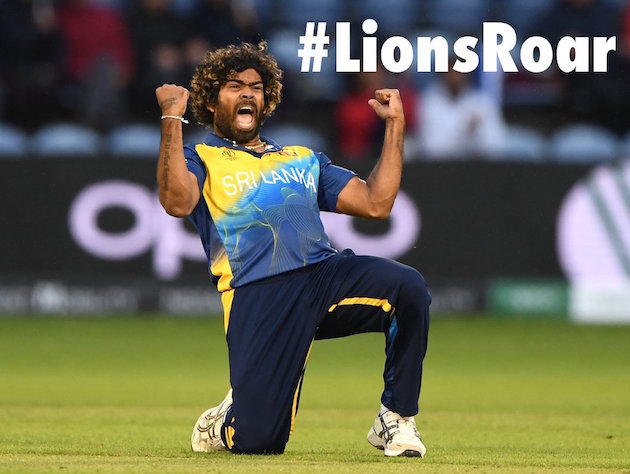 Lasith Malinga roar