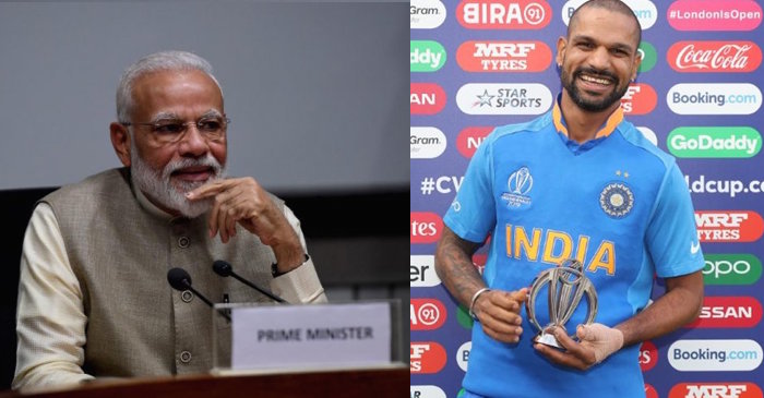 ICC World Cup 2019: India’s PM Narendra Modi wishes Shikhar Dhawan speedy recovery, tweet goes viral