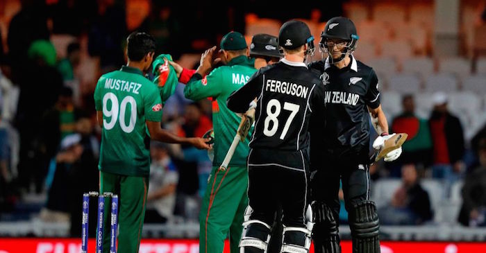 ICC World Cup 2019: New Zealand hold their nerve to defeat Bangladesh in nail-biting thriller