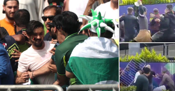ICC World Cup 2019 – WATCH: Afghanistan and Pakistan fans fight outside Headingley during the match