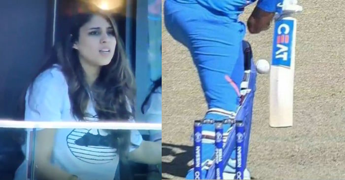 ICC World Cup 2019 – WATCH: Rohit Sharma’s contentious dismissal leaves wife Ritika Sajdeh shell-shocked