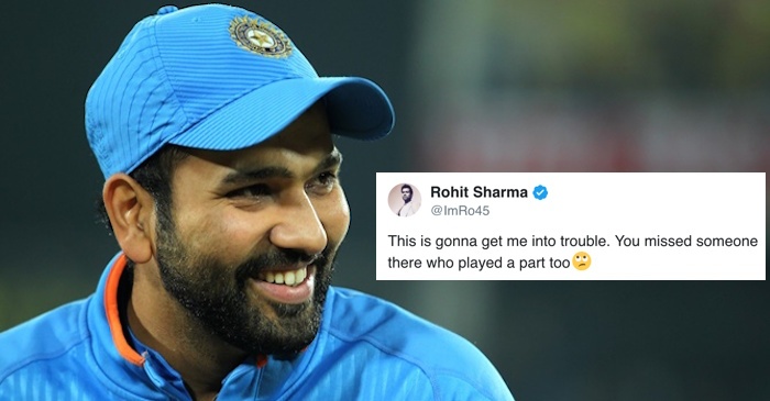 ICC World Cup 2019: Rohit Sharma takes a cheeky dig at Mumbai Indians for their post involving him