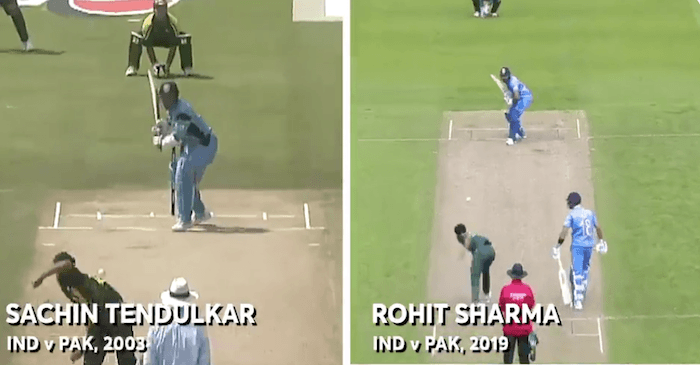 ICC World Cup 2019 – WATCH: Rohit Sharma’s six off Hasan Ali reminds commentators of Sachin Tendulkar’s upper cut against Shoaib Akhtar