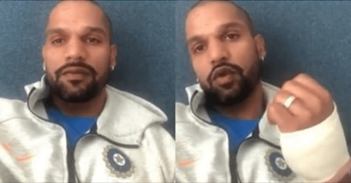 ICC World Cup 2019: Shikhar Dhawan posts emotional video message after being ruled out of the tournament