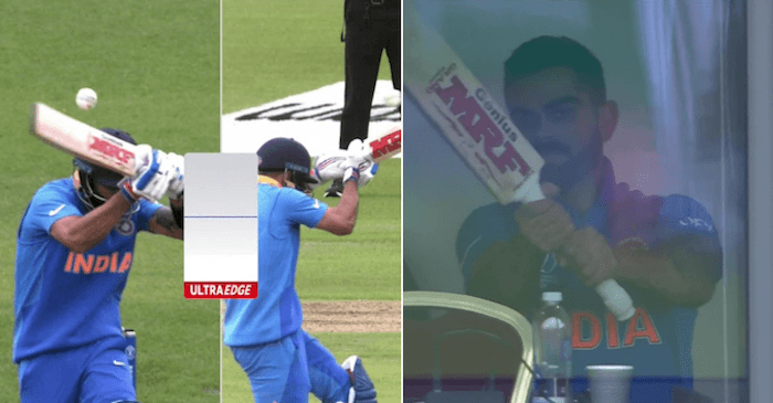 ICC World Cup 2019: Virat Kohli walks off the field without edging short ball from Mohammad Amir