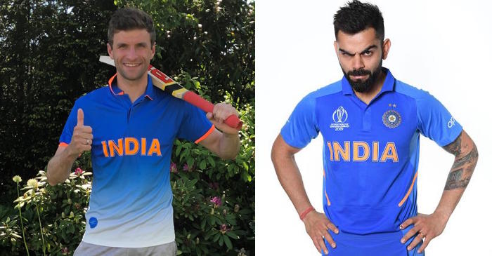 ICC World Cup 2019: German football star Thomas Muller wishes Virat Kohli and India good luck