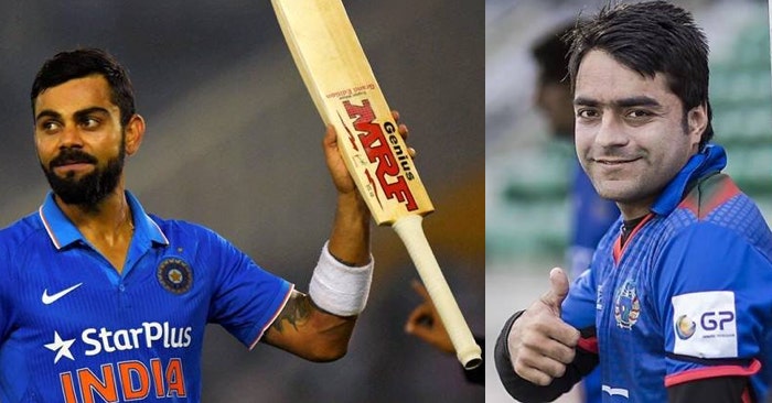 ICC World Cup 2019: Rashid Khan on what it’s like to play with Virat Kohli’s bat