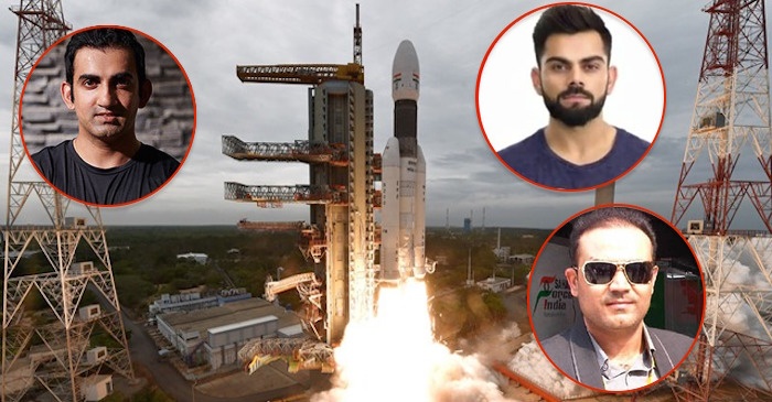 Cricket fraternity congratulate ISRO on the successful launch of Chandrayaan-2