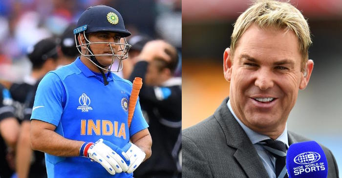 CWC 2019: Shane Warne responds to MS Dhoni criticism after India’s semi-final defeat
