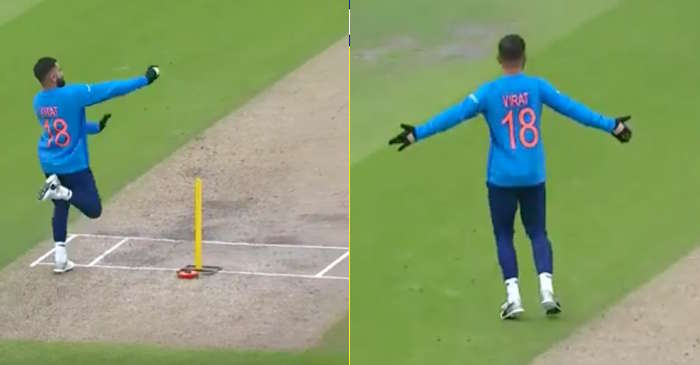 World Cup 2019 – WATCH: Virat Kohli imitates Jasprit Bumrah’s bowling action and celebration at the Old Trafford