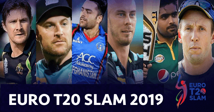 Euro T20 Slam 2019: Complete squads and players list
