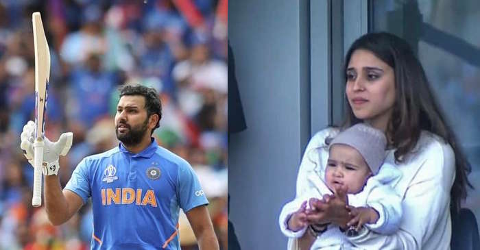 CWC 2019: Ritika roots for Rohit Sharma with fingers crossed; the Indian opener responds with a heartfelt message