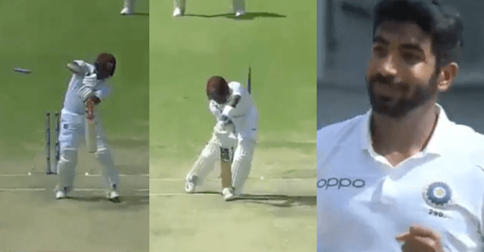 WATCH: Jasprit Bumrah hits the timber four times in his record five-for against West Indies