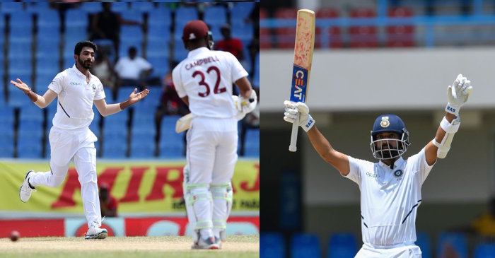 Twitter Reactions: Jasprit Bumrah blows West Indies away after Ajinkya Rahane’s ton