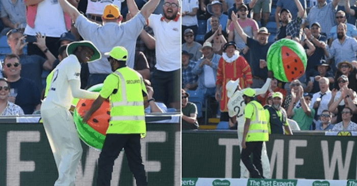 WATCH: Barmy Army chants ‘Arise Sir Jofra’ after England sensation returns beach ball from Ashes steward