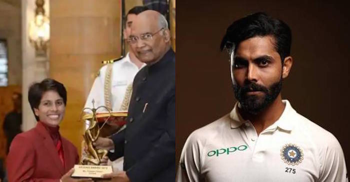 Poonam Yadav receives Arjuna Award, Ravindra Jadeja misses ceremony due to ‘Team India duties’