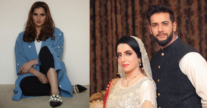 Sania Mirza congratulates newly weds Imad Wasim and Sannia Ashfaq