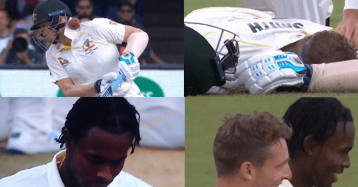 Ashes 2019: WATCH – Jofra Archer knocks down Steve Smith with a nasty bouncer