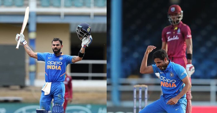 Twitter Reactions: Virat Kohli, Bhuvneshwar Kumar shine as India outclass West Indies in 2nd ODI