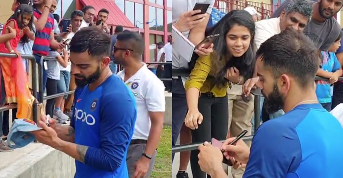 WATCH: Virat Kohli delight cricket fans in Florida with autographs and selfies