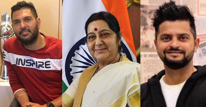 Cricket fraternity offers condolences to Sushma Swaraj