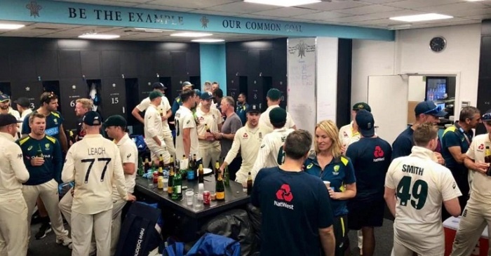 WATCH: England, Australia players celebrate ‘shared’ Ashes series with beers in dressing room