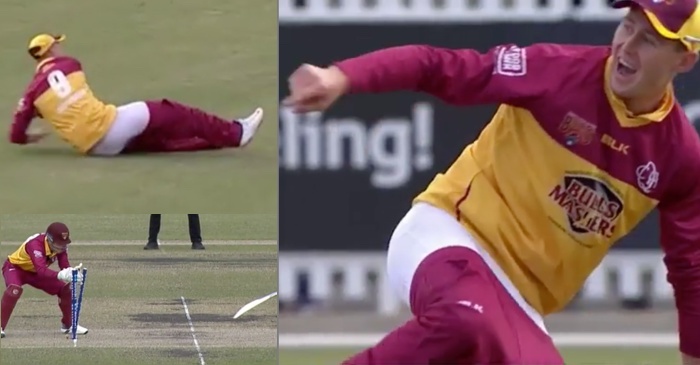 WATCH: Marnus Labuschagne pulls off an excellent run-out despite his pants coming off