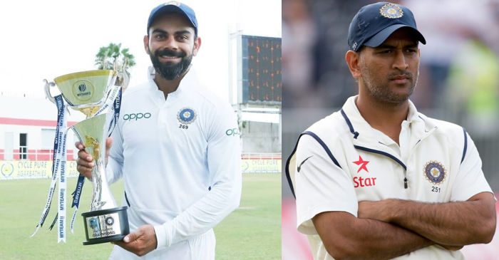 Virat Kohli responds after breaking MS Dhoni’s Test captaincy record