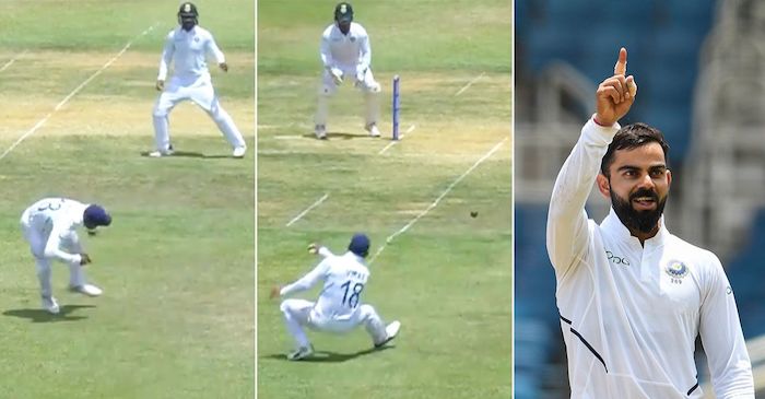West Indies vs India, 2nd Test: Virat Kohli hits the bullseye to run-out Shamarh Brooks