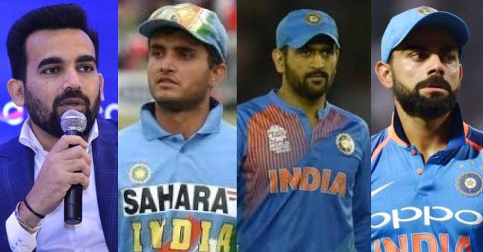 Zaheer Khan reveals how Sourav Ganguly, MS Dhoni and Virat Kohli are different as captains
