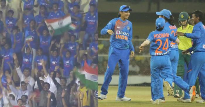 WATCH: Stadium jam packed at Surat for the first T20I match between India Women and South Africa Women