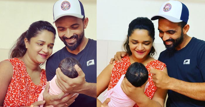 Cricket and Bollywood stars congratulate Ajinkya Rahane on becoming father of a baby girl