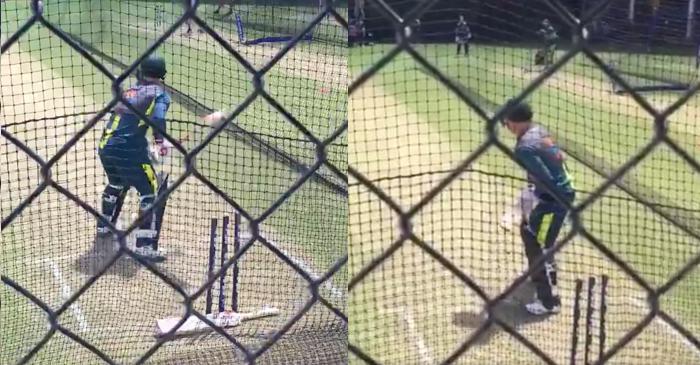 AUS vs SL 2019: WATCH – David Warner bats both left and right-handed in the nets