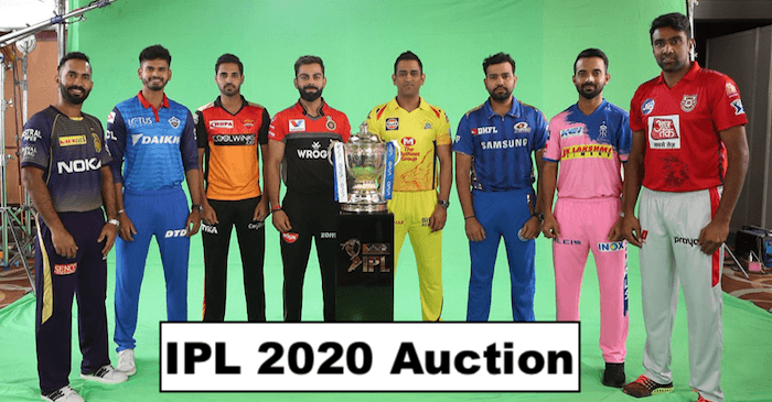 IPL 2020 Auction: Date, Venue and Salary purse remaining with each franchise