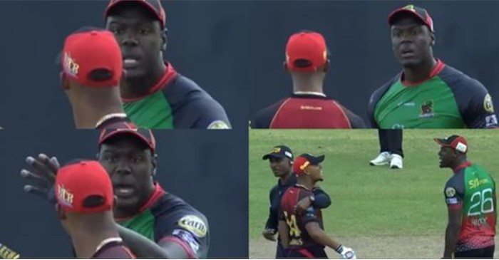 CPL 2019: Carlos Braithwaite and Lendl Simmons engage in war of words after a bizarre run-out appeal