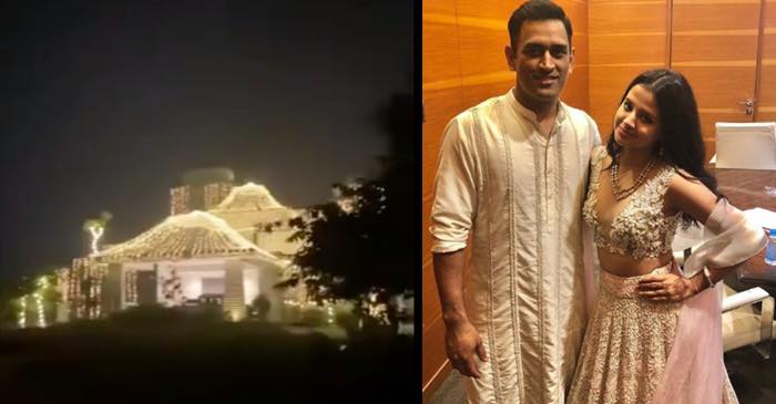 WATCH: MS Dhoni’s Ranchi home lights up on the festival of Diwali