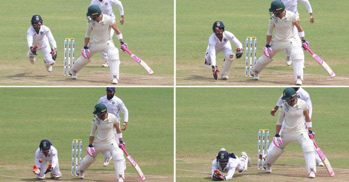 IND vs SA 2nd Test: WATCH – Wriddhiman Saha takes a juggling catch to dismiss Faf du Plessis
