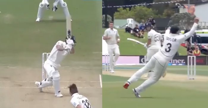 NZ v ENG 2019: Ross Taylor takes a one-handed stunner to dismiss Ben Stokes – Watch