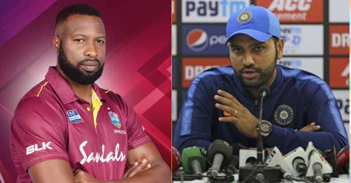 IND vs WI 2019: Rohit Sharma posts angry emotions tagging Kieron Pollard; the Windies skipper responds
