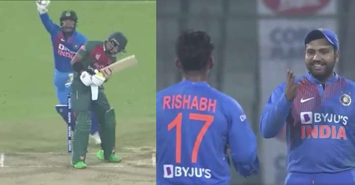 IND vs BAN 2019: After DRS howler, Rohit Sharma reacts hilariously at Rishabh Pant and facepalms himself